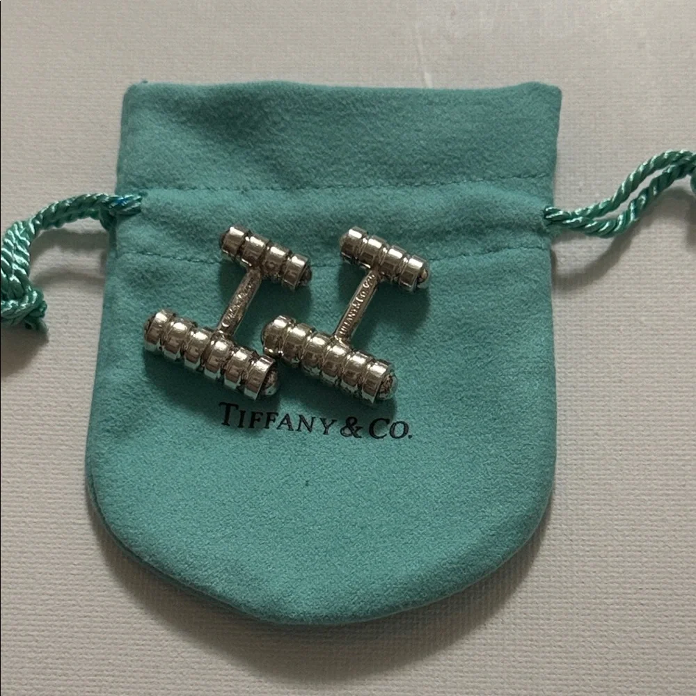 Vintage TIFFANY & CO. PALOMA PICASSO Sterling Silver 925 Signed Men’s Cufflinks